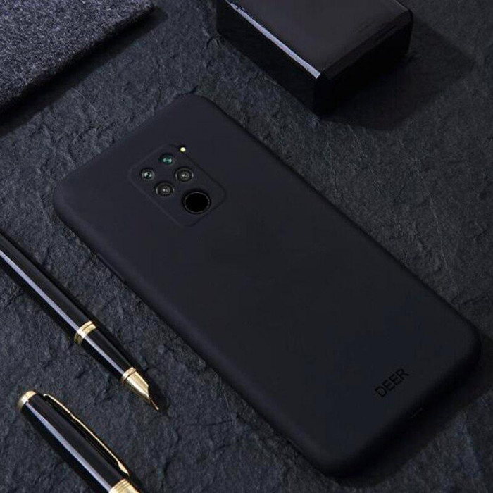 Силіконовий чохол Soft Touch для Xiaomi Redmi Note 9 Чорний