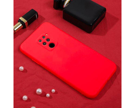 Силіконовий чохол Soft Touch для Xiaomi Redmi Note 9 Червоний
