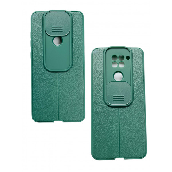 Силіконовий бампер із захистом для камери для Xiaomi Redmi Note 9 Зелений