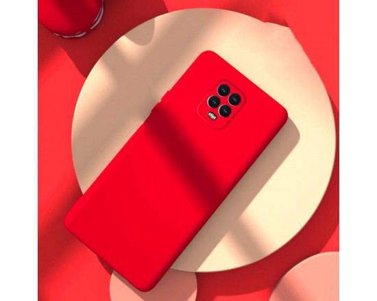 Силиконовый чехол Soft Touch для Xiaomi Redmi Note 9s/Pro Красный