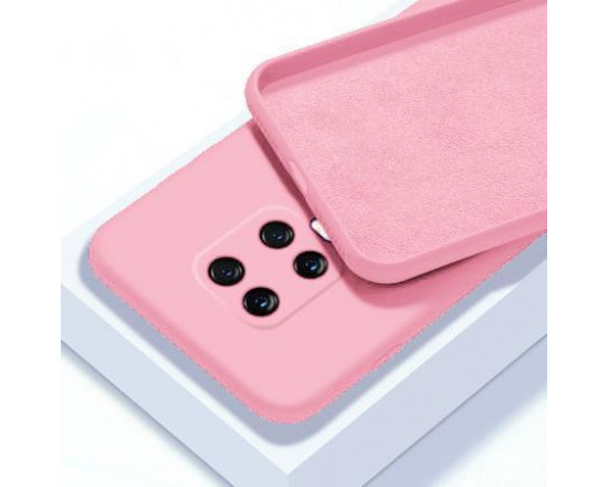 Силиконовый чехол Soft Touch для Xiaomi Redmi Note 9s/Pro Розовый