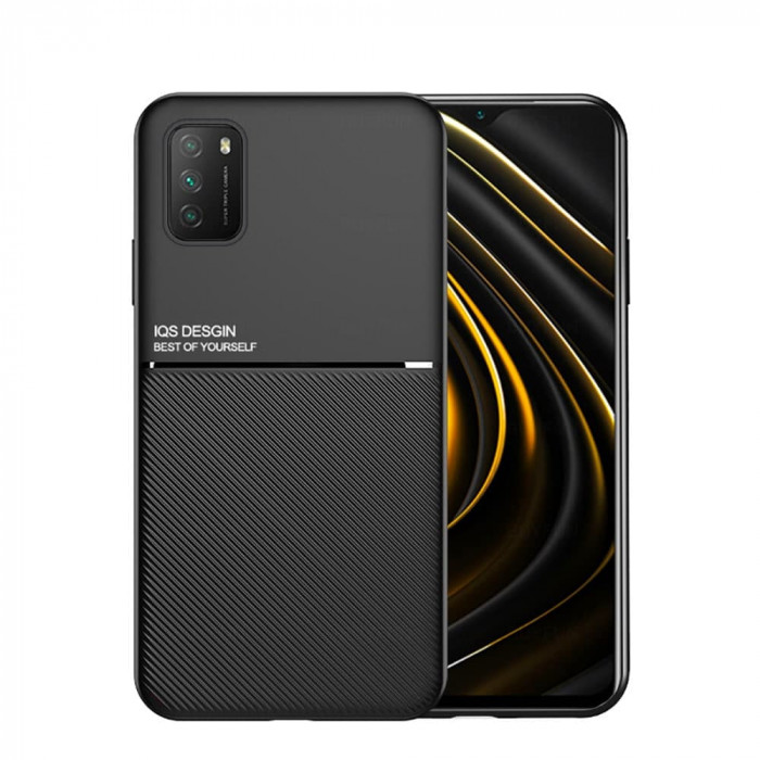 Силіконовий чохол IQS Design для Xiaomi Poco M3 Чорний