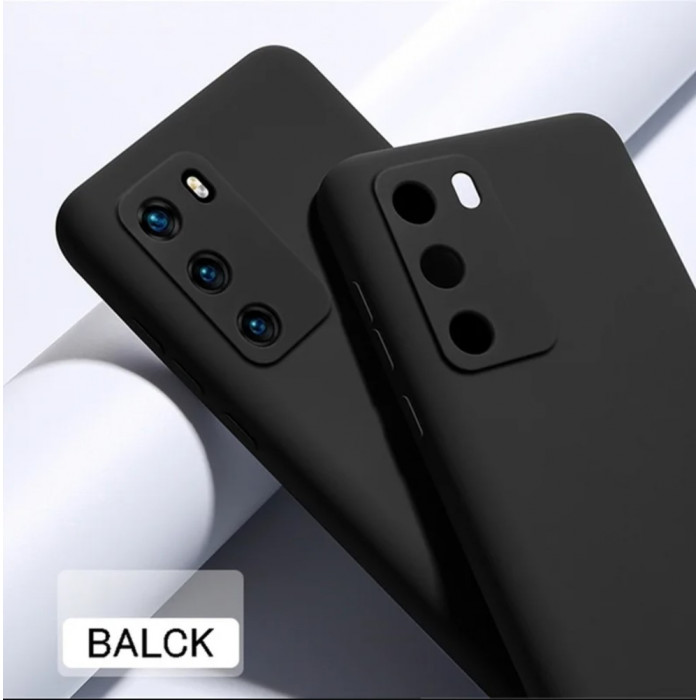 Силиконовый чехол Soft Touch для Xiaomi Poco M3 Чёрный