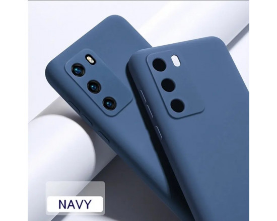 Силиконовый чехол Soft Touch для Xiaomi Poco M3 Синий