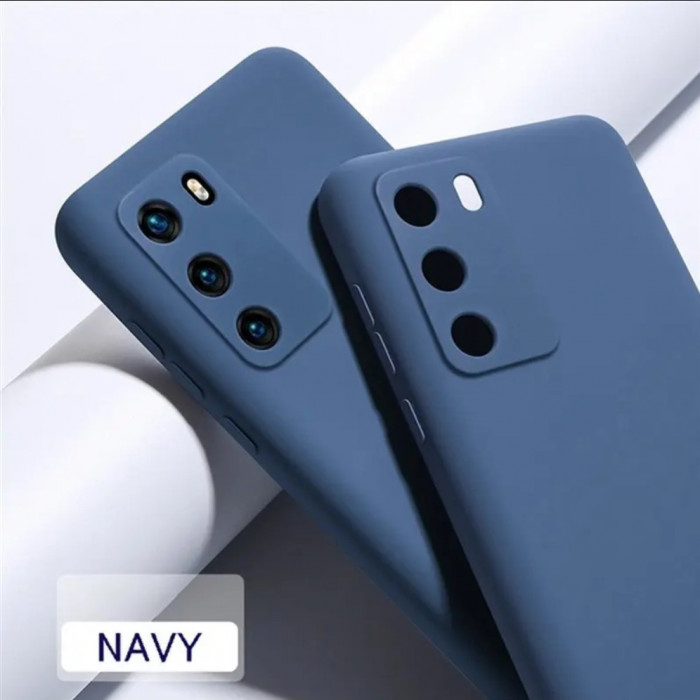 Силиконовый чехол Soft Touch для Xiaomi Poco M3 Синий