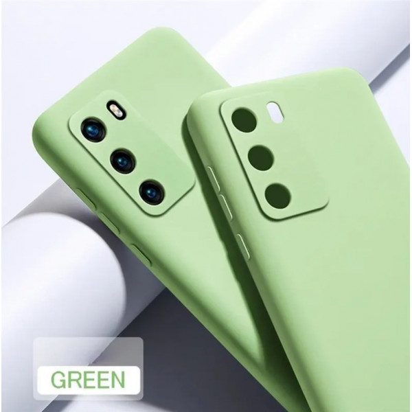 Силиконовый чехол Soft Touch для Xiaomi Poco M3 Зеленый