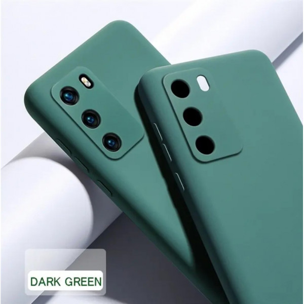 Силиконовый чехол Soft Touch для Xiaomi Poco M3 Тёмно-зеленый