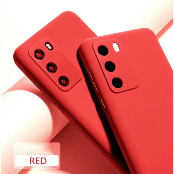Силиконовый чехол Soft Touch для Xiaomi Poco M3 Красный