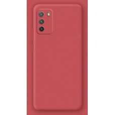 Силиконовый чехол Soft Touch для Xiaomi Poco M3 Малиновый