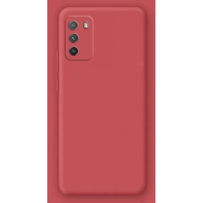 Силиконовый чехол Soft Touch для Xiaomi Poco M3 Малиновый