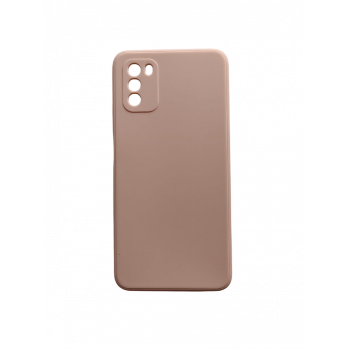 Силиконовый чехол Soft Touch для Xiaomi Poco M3 Розовый