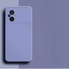 Силіконовий чохол Soft Touch для Xiaomi Poco M5 Сіро-синій