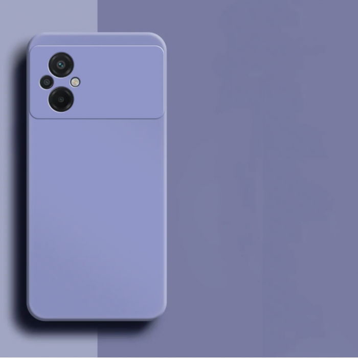 Силіконовий чохол Soft Touch для Xiaomi Poco M5 Сіро-синій