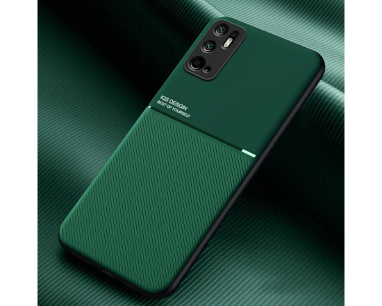 Силиконовый чехол IQS Design для Xiaomi Poco M3 Pro 4G Зеленый