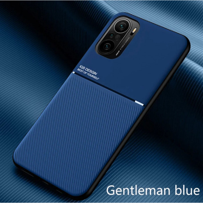 Силіконовий чохол IQS Design для Xiaomi Poco F3 Синій