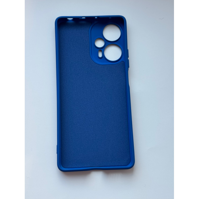 Силиконовый чехол Soft Touch для Xiaomi Poco F5 Синий