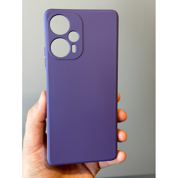 Силиконовый чехол Soft Touch для Xiaomi Poco F5 Фиолетовый