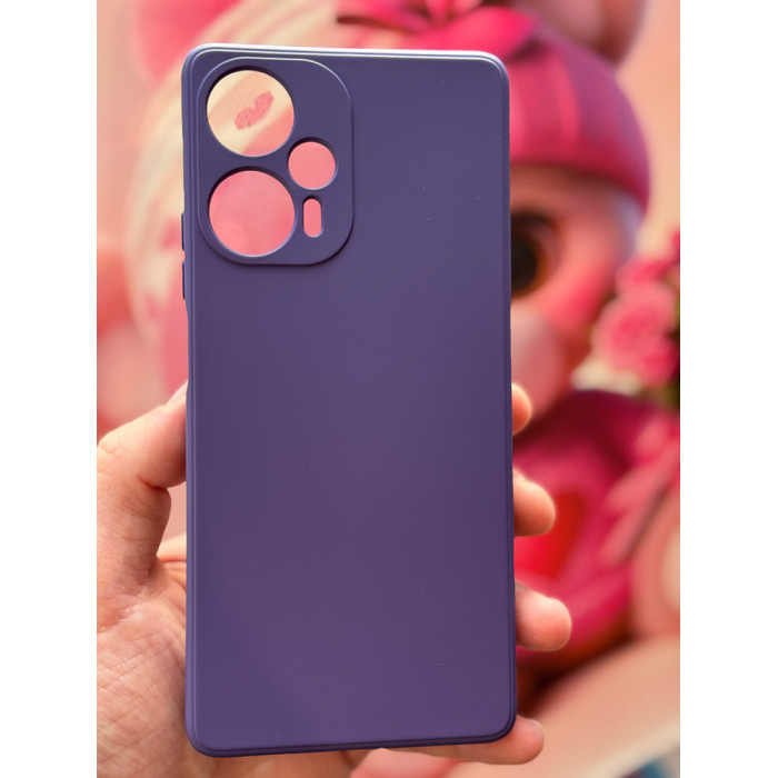 Силиконовый чехол Soft Touch для Xiaomi Poco F5 Фиолетовый