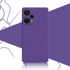Силиконовый чехол Soft Touch для Xiaomi Poco F5 Фиолетовый