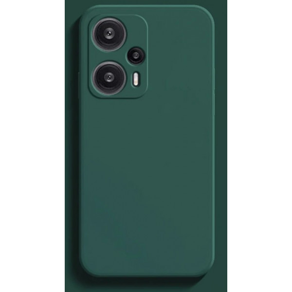 Силиконовый чехол Soft Touch для Xiaomi Poco F5 Тёмно-зеленый