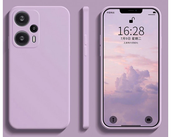 Силиконовый чехол Soft Touch для Xiaomi Poco F5 Лавандовый