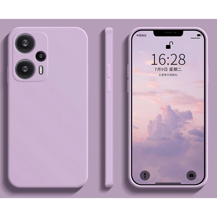 Силиконовый чехол Soft Touch для Xiaomi Poco F5 Лавандовый