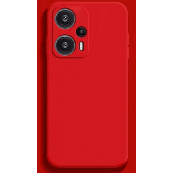 Силиконовый чехол Soft Touch для Xiaomi Poco F5 Красный