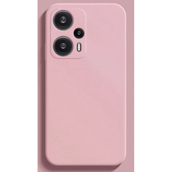 Силиконовый чехол Soft Touch для Xiaomi Poco F5 Розовый