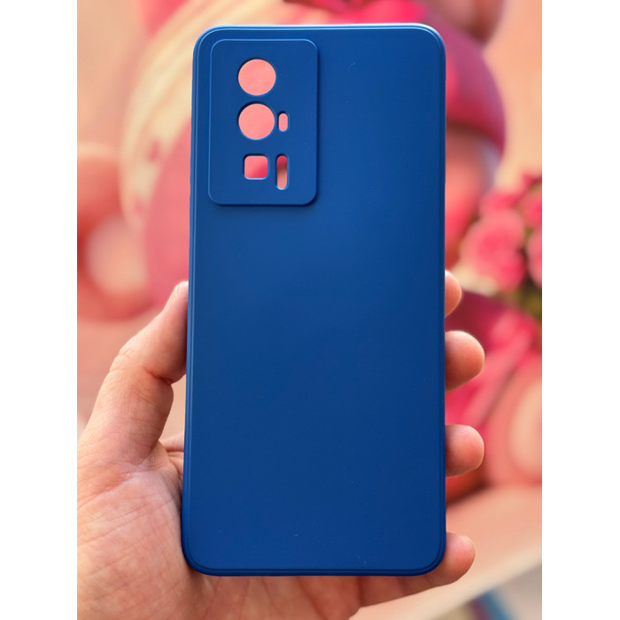 Силіконовий чохол Soft Touch для Xiaomi Poco F5 Pro Синій