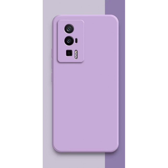 Силиконовый чехол Soft Touch для Xiaomi Poco F5 Pro Лавандовый