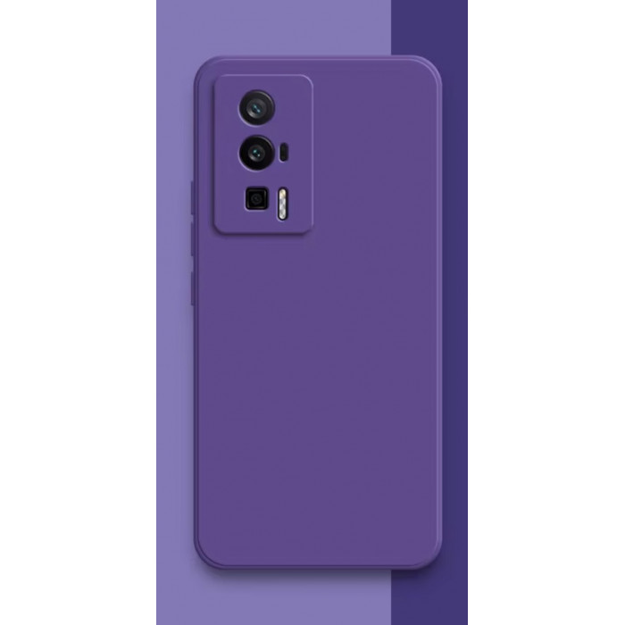 Силиконовый чехол Soft Touch для Xiaomi Poco F5 Pro Фиолетовый