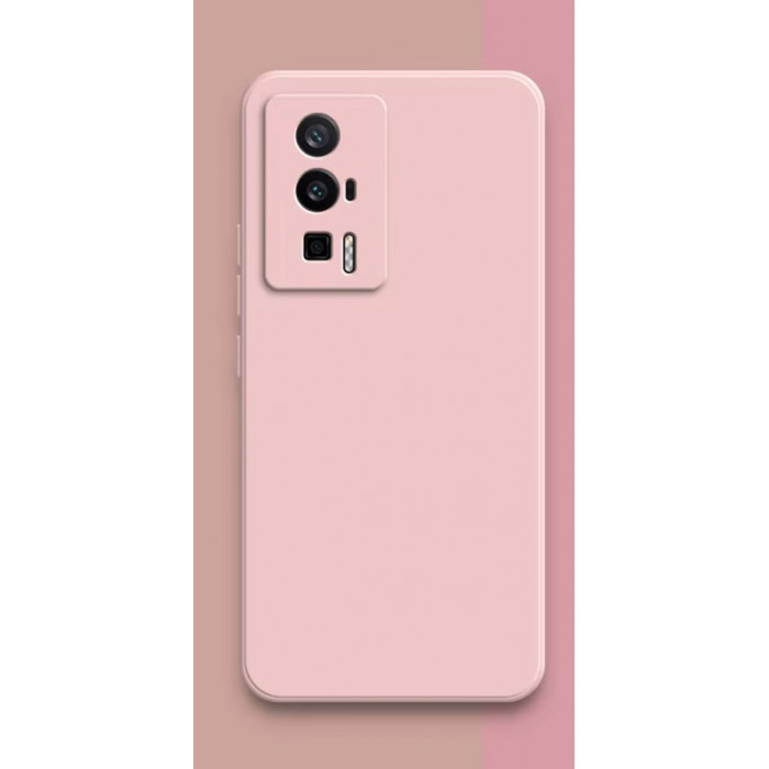 Силиконовый чехол Soft Touch для Xiaomi Poco F5 Pro Розовый