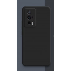 Силиконовый чехол Soft Touch для Xiaomi Poco F5 Pro Чёрный