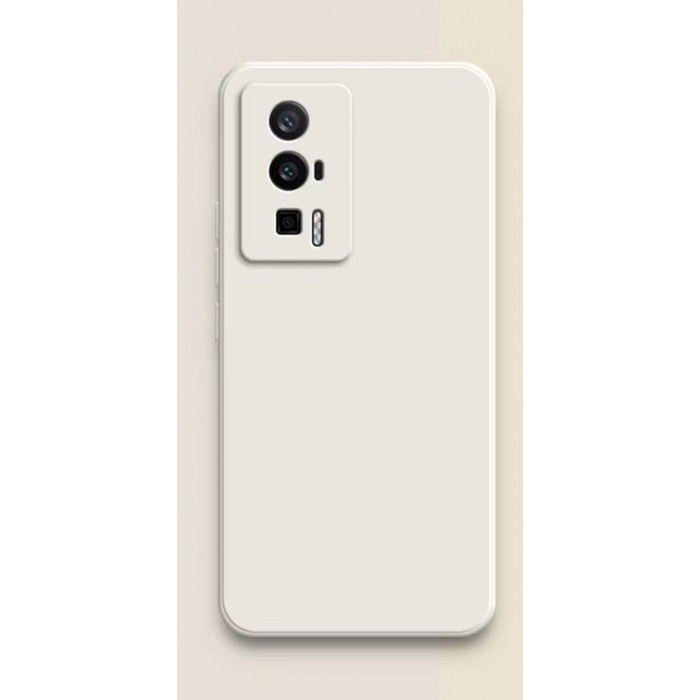 Силиконовый чехол Soft Touch для Xiaomi Poco F5 Pro Молочный
