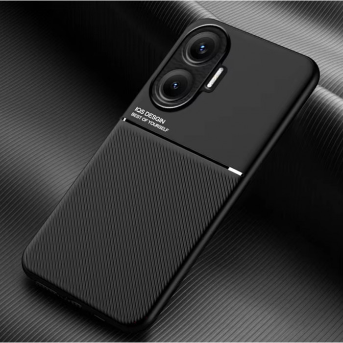 Силиконовый чехол IQS Design для Xiaomi Poco F7 Черный