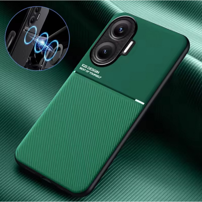 Силиконовый чехол IQS Design для Xiaomi Poco F7 Зелёный