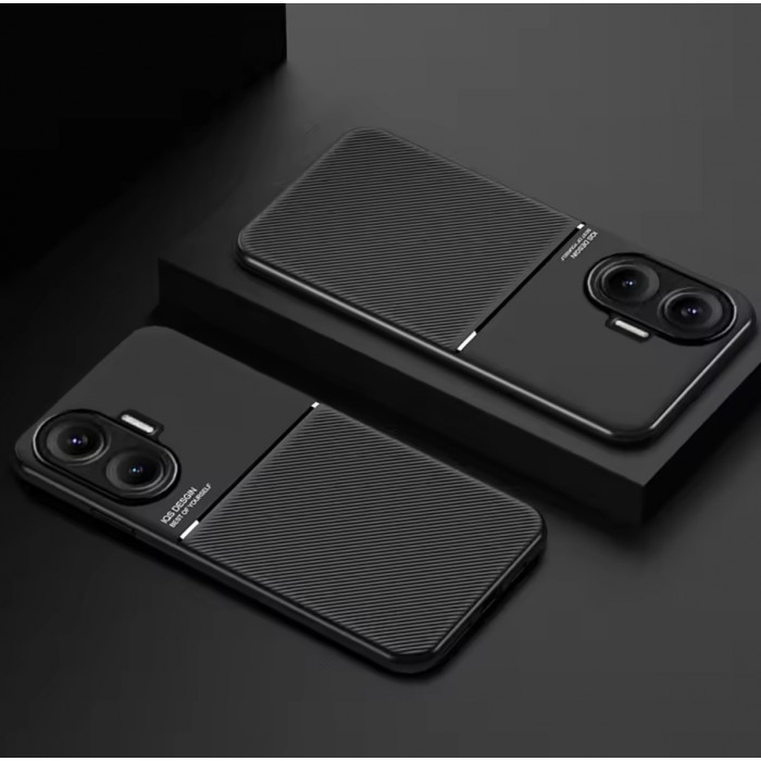Силиконовый чехол IQS Design для Xiaomi Poco F7 Черный