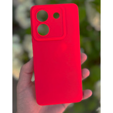 Силиконовый чехол Pro Camera для Xiaomi Poco M7 Pro 5G Красный