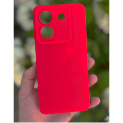 Силіконовий чохол Pro Camera для Xiaomi Poco M7 Pro 5G Червоний