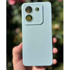Силіконовий чохол Pro Camera для Xiaomi Poco M7 Pro 5G Голубий