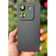 Силиконовый чехол Pro Camera для Xiaomi Poco M7 Pro 5G Чёрный