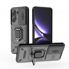 Протиударний чохол Camshield для Xiaomi Poco X7 Pro 5G з кільцем-тримачем Чорний