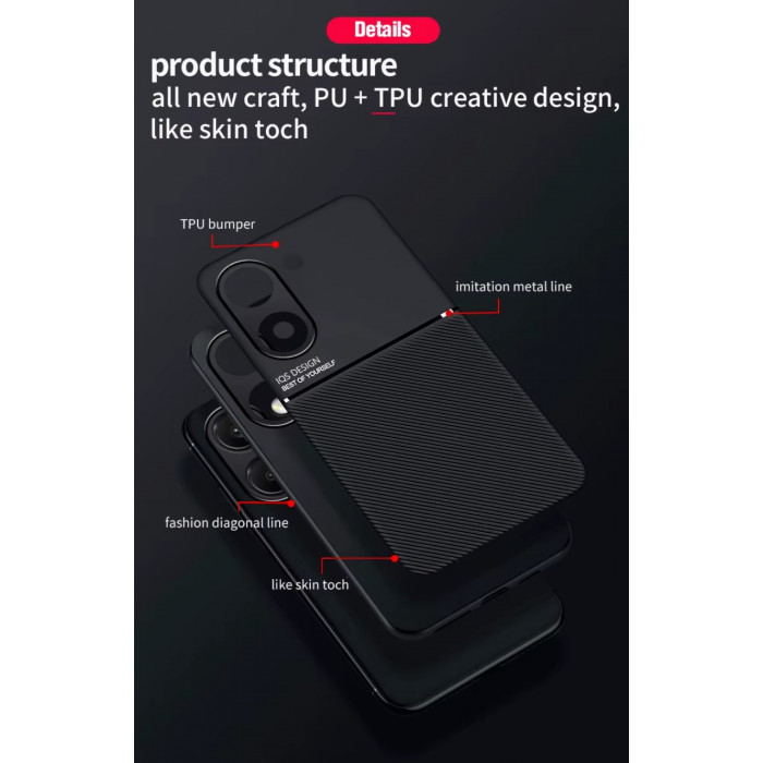Силиконовый чехол IQS Design для Xiaomi Poco X8 Pro 5G Черный