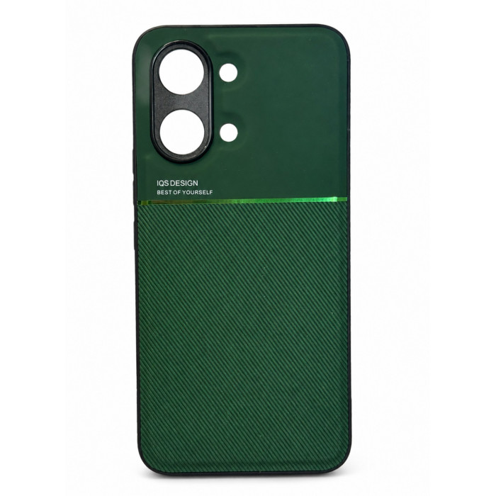 Силиконовый чехол IQS Design для Xiaomi Poco X8 Pro Max 5G Зелёный