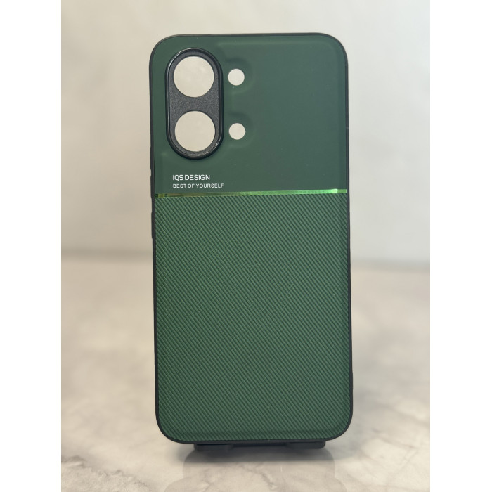 Силиконовый чехол IQS Design для Xiaomi Poco X8 Pro Max 5G Зелёный