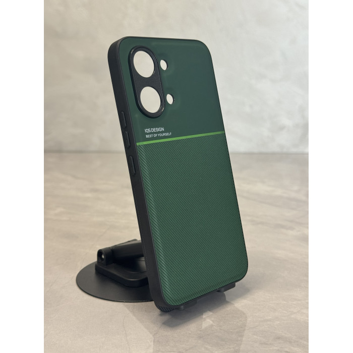 Силиконовый чехол IQS Design для Xiaomi Poco X8 Pro Max 5G Зелёный