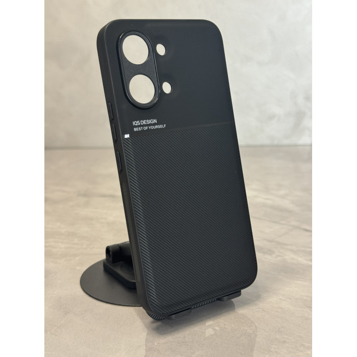 Силиконовый чехол IQS Design для Xiaomi Poco X8 Pro Max 5G Черный