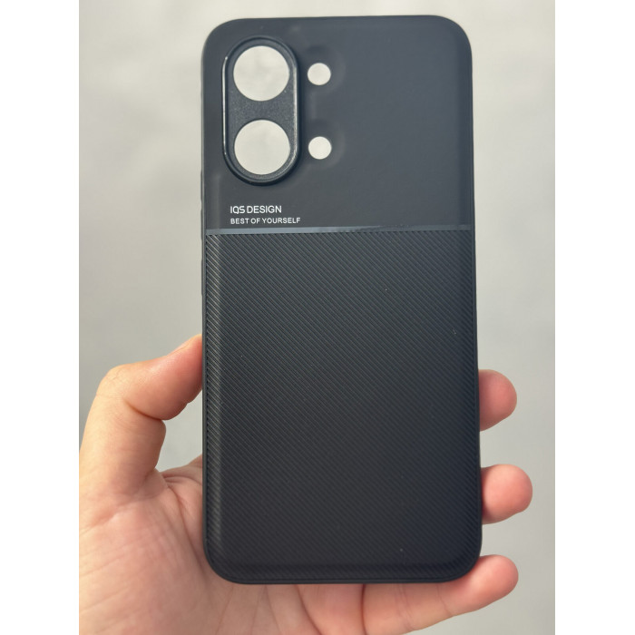 Силиконовый чехол IQS Design для Xiaomi Poco X8 Pro Max 5G Черный