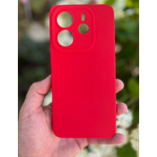 Силиконовый чехол Pro Camera для Xiaomi Redmi Note 14 4G (24117RN76E) Красный