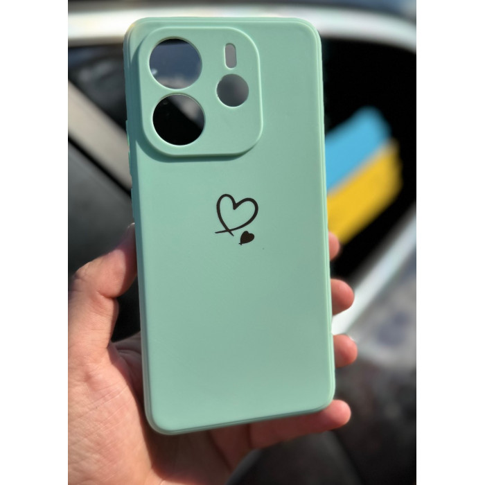Силіконовий чохол для Xiaomi Redmi Note 14 4G (24117RN76E) Зелений